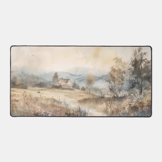 Landhuis op de heuvels bureaumat (Voorkant)