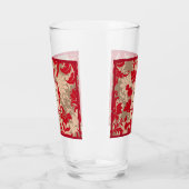 landhuis Red Tan Damask Glas (Links)