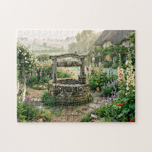 Landhuis Tuin Put Legpuzzel (Horizontaal)