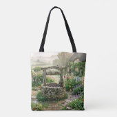 Landhuis Tuin Put Tote Bag (Achterkant)