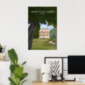 Landhuis Tuinen Londen Reisposter Poster (Thuiskantoor)