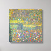Landhuis van de Attersee van Gustav Klimt Canvas Afdruk (Voorkant)