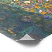 Landhuis van de Attersee van Gustav Klimt Poster (Hoek)