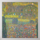 Landhuis van de Attersee van Gustav Klimt Poster (Voorkant)