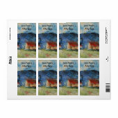 Landhuis Wijnlabel Etiket (Full Sheet)