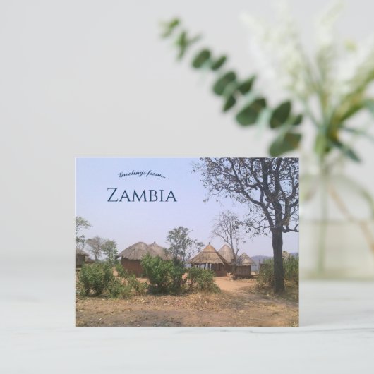 Landhuizen in Zambia Briefkaart (Staand voorkant)