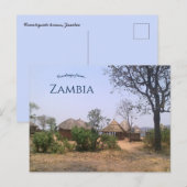 Landhuizen in Zambia Briefkaart (Voorkant / Achterkant)