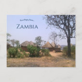 Landhuizen in Zambia Briefkaart (Voorkant)