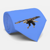 Landing Bald Eagle Wildife Foto Art Stropdas (Opgerold)