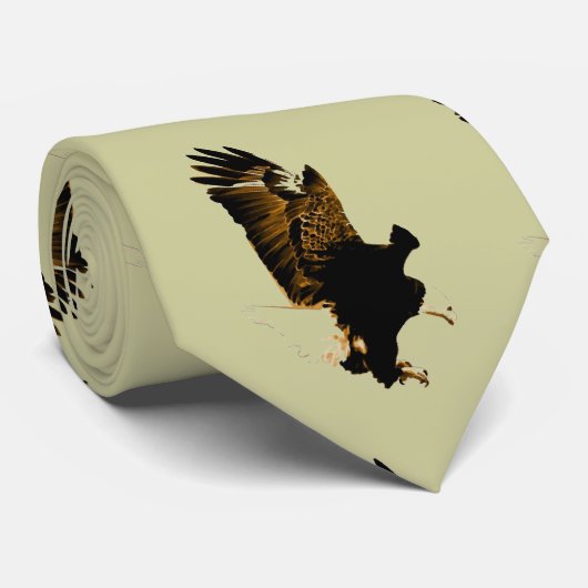 Landing Eagle Custom Stropdas (Opgerold)