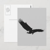 Landing Eagle Silhouette Briefkaart (Voorkant / Achterkant)