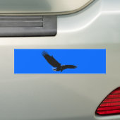 Landing Eagle Silhouette Bumpersticker (Op auto)