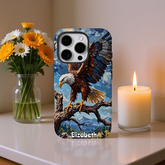 Landing Eagle, Windswept Vista Case-Mate iPhone Case