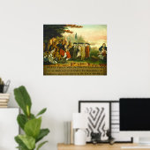 Landing of Columbus - Edward Hicks Fine Art Poster (Thuiskantoor)