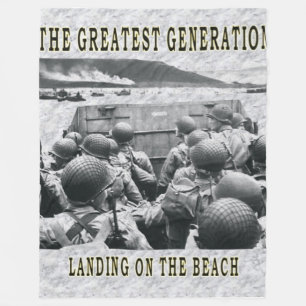 LANDING OP HET STRAND Fleece Dekens