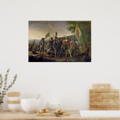 Landing van Columbus Poster (Keuken)