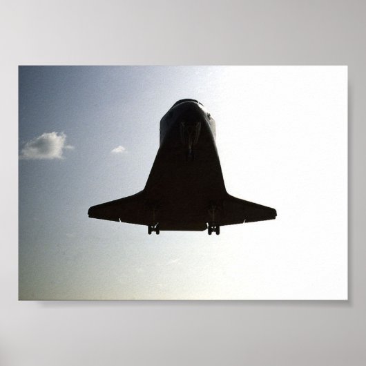 Landing van Space Shuttle Columbia (STS-52) Poster (Voorkant)