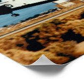 Landing van Space Shuttle Discovery (STS-31) Poster (Hoek)