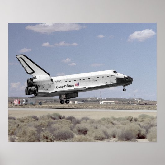 Landing van Space Shuttle Discovery (STS-64) Poster (Voorkant)