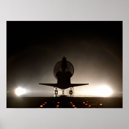 Landing van Space Shuttle Discovery (STS-96) Poster (Voorkant)