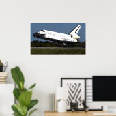 Landing van Space Shuttle Endeavor (STS-113) Poster (Thuiskantoor)
