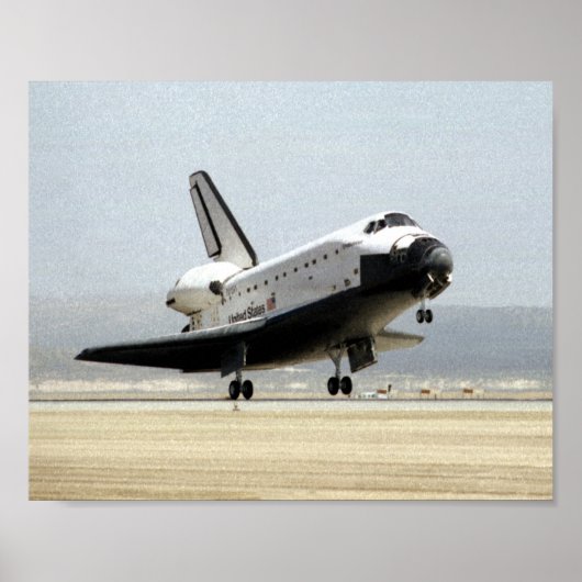 Landing van Space Shuttle Endeavor (STS-67) Poster (Voorkant)
