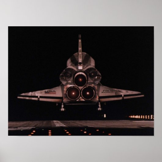 Landing van Space Shuttle Endeavor (STS-72) Poster (Voorkant)
