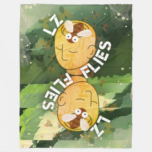 Landing, zone fleece deken (Voorkant)