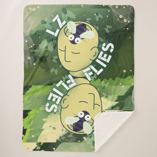 Landing, zone Strandlaken Sherpa Deken (Voorkant)