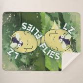 Landing, zone Strandlaken Sherpa Deken (Voorkant (horizontaal))