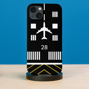 Landingsbaan Luchthaven & Vliegtuig, Eenvoudige Lu Case-Mate iPhone Case