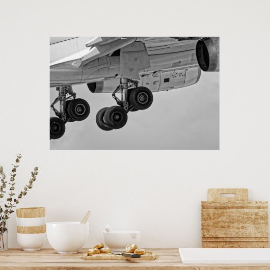 landingsgestel poster (Keuken)