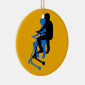 Landingsgestel - Stunt Scooter Rider Keramisch Ornament (Rechts)