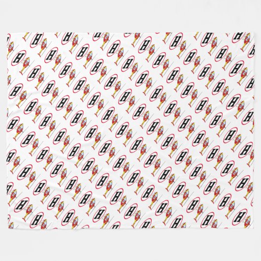 Landingshelikopter Fleece Deken (Voorkant (Horizontaal))