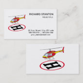 Landingshelikopter Visitekaartje (Voorkant / Achterkant)