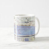 Landingskaarten voor Omaha Beach Koffiemok (Voorkant rechts)