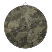 Landjongen Vist camouflage-patroon Dartbord (Voorkant)