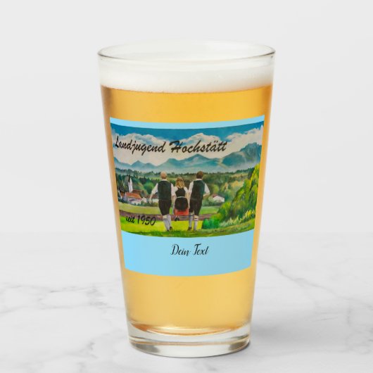 Landjugendfest Glas (Voorkant gevuld)