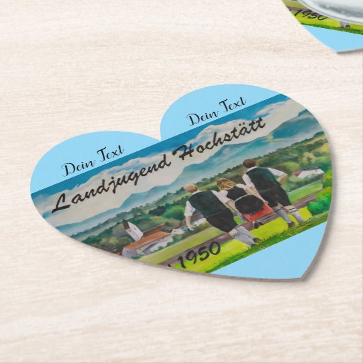 Landjugendfest Kartonnen Onderzetters (Gekanteld)