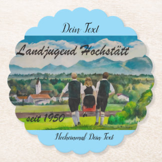 Landjugendfest Kartonnen Onderzetters