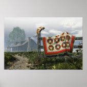 Landkaart 2 poster (Voorkant)