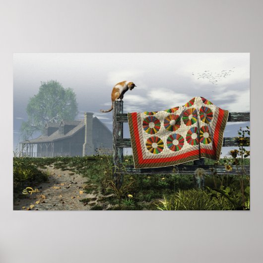 Landkaart 2 poster (Voorkant)