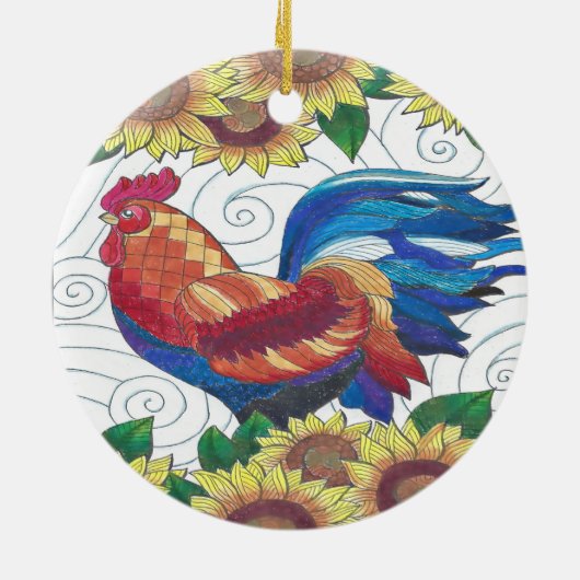 Landkaart Keramisch Ornament (Achterkant)