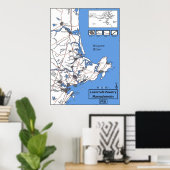 Landkaart Lovecraft Poster (Thuiskantoor)