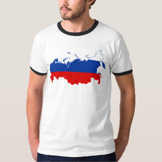 Landkaart Rusland T-shirt