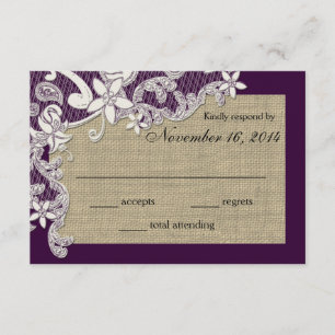 landkaart voor ontwerp-respons RSVP kaartje