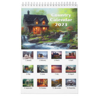 Landkalender 2023 - Wandkalender Kalender