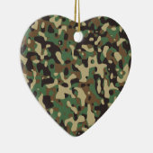 Landkamouflage Keramisch Ornament (Rechts)