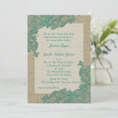  landkant ontwerp Blauwgroen groen Kaart (Staand voorkant)