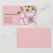 Landkersen: Cherry Blossom Cluster Visitekaartje (Voorkant / Achterkant)